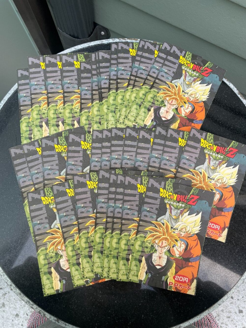 Dragon Ball Z Amada PP Card Part 21 Vtg 1993 Empty Sleeves Lot 34 Japan